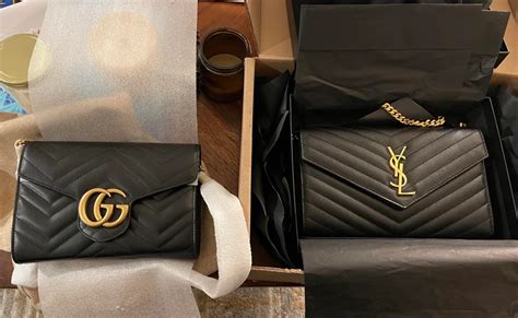 ysl vs Gucci tote